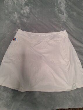 G/FORE Women’s White Golf Skirt / Skort Size Large Frederica Logo